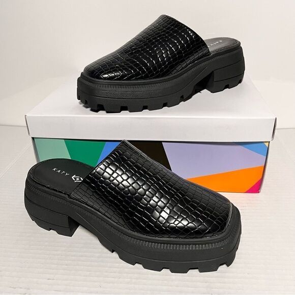 Katy Perry Geli Platform Combat Mules - Picture 1 of 7